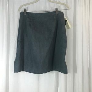 My Michelle Pinstripe Grey Skirt NWT